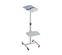 General Office Table mobile vidéoprojecteur 2 niveaux ajustables hauteur réglable charge max 15 kg
