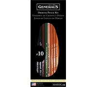 General Pencil Lot de 12 Crayons à Dessin Graphite, Assortiment de 12 pièces