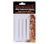 General Pencil Lot de 4 bâtons de charbon compressés, multicolore, lot de 1