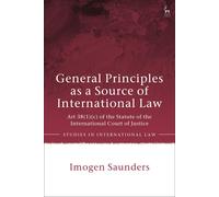 General Principles As A Source Of International Law: Art 38(1)(C) Of The Statute Of The International Court Of Justice