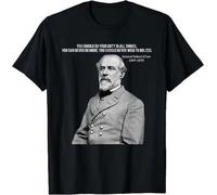 General Robert E Lee Quote T Shirt Black L