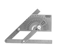 General Tools Rapporteur et détecteur d'angle #39, acier inoxydable, extérieur, intérieur, angles inclinés, 0° à 180°