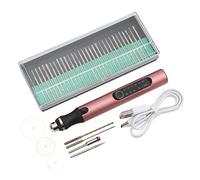 General Tools Stylo de Gravure sans Fil pour Métal, Outil de Gravure Portable à Pointe de Diamant, Machines de Gravure Rechargeables, 3 Vitesses, Bricolage, Perçage, Coupe, (Or rose)