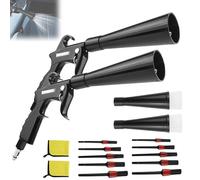 General Twister - Pneumatic Blow-Out Tool, Upgraded Car Detailing Air Blower Gun, High Pressure Air Nozzle Blow Guns, Quickly Blasts Dirt Dust of Surfaces (2 Sets)