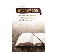 General Worship Bulletin: The Word (Package of 100): Hebrews 4:12 (Kjv)