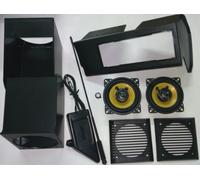 GENERALCAR Kit Fiat Panda Ancien modèle fabriqué avant 2002, Paire d'enceintes, Antenne Supports pour haut-parleurs, PORTARADIO