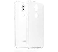 generale Compatible pour ASUS ZENFONE 3 Max ZC520TL ZC520TC X008D 5.2 Coque Cover Ultra Soft Slim Gel Silicone TPU Transparent + Film Verre trempé Glass Full Screen Cadre Noir
