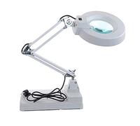 Généralité LED 3X / 5X / 8X / 10x, landue de 127 mm avec Lampe de Lampe à LED Hauteur Tableau réglable de Table sur Magnifique illuminé pour la Lecture des Passe-Temps d'artisanat Aqiong