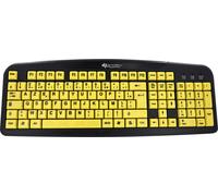 GeneralKeys Clavier USB confort avec grandes touches contrastées