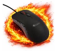 GeneralKeys Souris chauffante USB pour bureau et jeu, jusqu'à 2 400 DPI, 38 ou 48 °C