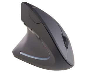 GeneralKeys Souris ergonomique verticale sans fil optique 1600 dpi 2,4 GHz pour gauchers