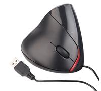 Souris optique USB verticale et ergonomique 1600 dpi 5 boutons - Filaire