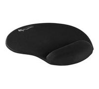 GeneralKeys : Tapis de souris ergonomique haut de gamme avec support gel au poignet, noir Noir G
