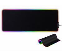 GeneralKeys Tapis de souris gaming et de bureau 80 x 30 cm avec éclairage LED RVB