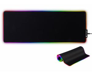 GeneralKeys Tapis de souris gaming et de bureau 80 x 30 cm avec éclairage LED RVB