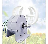 Générateur 10 000 W à Faible régime - Alternateur sans balais performant pour éoliennes, turbines hydrauliques et Moteurs Diesel, Alimentation 12 V/24 V/48 V/110 V/220 V, idéal pour Une util