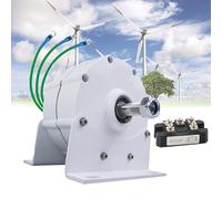 GéNéRateur à Aimant Permanent 10000w/12000w, GéNéRateur De Moteur éLectrique à Aimant Permanent Sans Engrenage, GéNéRateur à Courant Alternatif Triphasé Pour Moteur Diesel D'éOlienne,48V-10000W