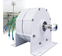 Générateur à aimant permanent 600 W triphasé alternateur AC sans engrenage pour éoliennes et éoliennes, compatible avec 12 V, 24 V, 48 V, 120 V, 220 V avec redresseur