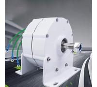 Générateur à Aimant Permanent à Faible régime 8 000 W-12 000 W - Alternateur triphasé sans engrenage pour éoliennes, Technologie des Terres rares, Sortie 120 V, Haute efficacité, Solution d'