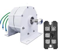 Générateur à aimant permanent à faible tr/min, 10 000 W 12 000 W, alternateur AC triphasé sans engrenage pour éolienne à eau avec redresseur, générateur de moulin à vent (220 V)