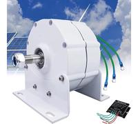 Générateur à aimant permanent, alternateur AC sans engrenage triphasé pour éolienne et éolienne avec redresseur