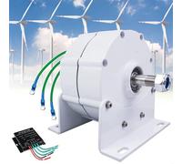 Générateur à aimant permanent avec base triphasé alternateur à faible tr/min générateur électrique sans engrenage pour applications d'éoliennes