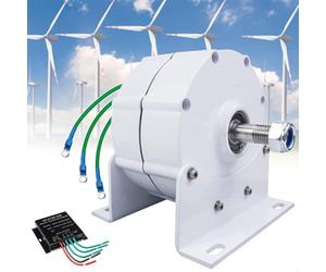 Générateur à aimant permanent avec base triphasé alternateur à faible tr/min générateur électrique sans engrenage pour applications d'éoliennes