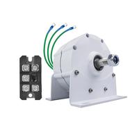 Générateur à aimant permanent sans engrenage de 1000 W, 12 V, 24 V, 48 V, 220 V, avec socle, sortie triphasée CA, faible régime, générateur d'énergie libre pour applications hydrauliques/éoliennes, 4