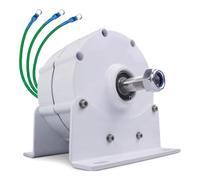 Générateur À Aimant Permanent Sans Engrenage De 15 000 w, Alternateur Basse Vitesse 110 v/220 v Avec Socle, Pour Éoliennes Et Turbines Hydrauliques, Mono-axe Singleaxis48v