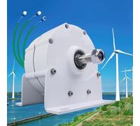 Générateur À Aimant Permanent Triphasé Sans Engrenage Générateur À Aimant Permanent À Bas Régime 10000W,12000W,14000W,16000W, Alternateur AC Générateur De Eau-Vent Avec Contrôleur(24V,10000W)