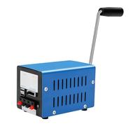 Générateur à manivelle 20 W - Groupe électrogène de secours portable pour extérieur, camping et urgence, connexion USB/ordinateur portable, boîtier en métal robuste