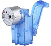 Générateur À Manivelle Cc Portatif Avec Réducteur Mécanique Pour Jeu Éducatif - Bleu - 1 Pièce