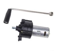 Générateur à manivelle DC 6-24 V, éolienne hydraulique manuelle avec moteur à poignée pour alimentation, dynamo mécanique portable pour expérience scientifique à faire soi-même