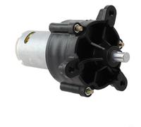 Générateur à manivelle DC Dynamo 5 V-24 V 20 W 1500 mA Testeur de force éolienne pour éclairage expériences enseignement Acier inoxydable Noir Argent