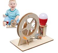 Générateur à manivelle, générateur d'électricité à manivelle, kit d'expériences scientifiques d'ampoules, kit scientifique pour l'éducation, les jouets éducatifs et divertissants