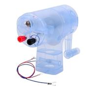 Générateur à manivelle Mini modèle de dynamo Kit d'expérimentation production d'énergie électromagnétique Outil d'enseignement la physique for les élèves du primaire