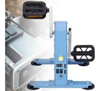 Générateur à pédale portable, générateur à manivelle 100W avec fonction de stockage d'énergie, sortie DC 1-35V, double sortie USB de charge rapide, générateur d'énergie à pédale, pour extérieur