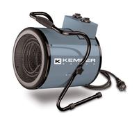 Générateur Air Chaud Electrique Portable 3000W - Chauffage Soufflant Chantier Ventilation Thermostat Atelier Garage Kemper