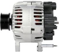 Générateur avec Keilrippenririemenscheibe 56mm HELLA pour AUDI A3 (8P1)