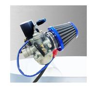 Générateur Carburateur Kits Carburateur 19 Mm Avec Filtre À Air Pour Scooter 2 Temps 50 Cc 90 Cc, Cyclomoteur Pour Piaggio Pour Zip 1E40QMB 1PE40QMB 1E50QMG E-TON(Set blue)