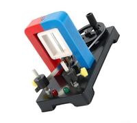 Générateur CC à manivelle avec indicateurs LED rouges et verts pour démontrer la loi de Faraday et les principes électromagnétiques dans les salles de classe scientifiques