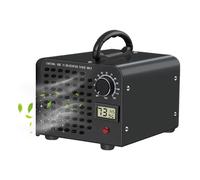 Générateur d’ozone 60000 mg/h, purificateur d’air 120W pour 0-1200 m² avec affichage numérique de la température et de l’humidité, machine à ozone O3 avec minuterie - Idéal pour maison bureau voiture