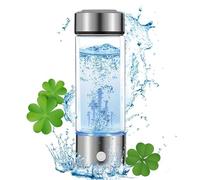 Générateur de bouteille d'eau à hydrogène portable, ioniseur d'eau rechargeable, verre d'eau riche en hydrogène pour voyage, 420 ml, cadeau pour amis, femmes, hommes, maman, père, grand-père