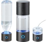 Générateur de bouteille d'eau à hydrogène SucceBuy, ionisateur d'eau portable riche en hydrogène de 230 ml, technologie SPE, tube d'inhalation nasale, autonettoyant