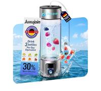 Générateur de bouteille d'eau d'hydrogène 3 en 1 avec affichage - Industry Top - Verrouillage hydrogène 24 heures | 0 chlore et 0 ozone | Joint 100 % étanche, pour le sport et le fitness, avec paille
