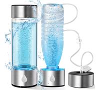 Générateur de bouteille d'eau d'hydrogène 3 en 1, marque d'eau jusqu'à 4000 PPB, technologie SPE/PEM - Riche en hydrogène pour boire et inhaler, nettoyage automatique, portable pour la maison, la
