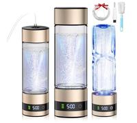 Générateur de bouteille d'eau d'hydrogène Echo Go Ioniseur d'eau, tasse en verre portable pour machine à eau hydrogénée, améliore l'eau en 3 minutes pour la maison 008
