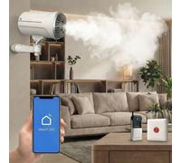 Générateur de Brouillard Anti-cambriolage sécurité Anti-Intrusion sans ABONNEMENT, Compatible SmartLife/Tuya, Diffusion Rapide 100 à 150 m³, Maison et Commerce.