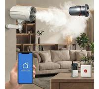 Générateur de Brouillard Anti-cambriolage sécurité Anti-Intrusion sans ABONNEMENT, Compatible SmartLife/Tuya, Diffusion Rapide 100 à 150 m³, Maison et Commerce.