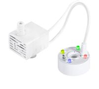 Générateur de Brouillard USB 5V - Atomiseur avec Pompe à Eau et Lumières LED | Machine à Fumée pour Aquarium | Humidificateur d'air pour Bassin, Décoration de Paysage de Fontaine, Éclairage Coloré